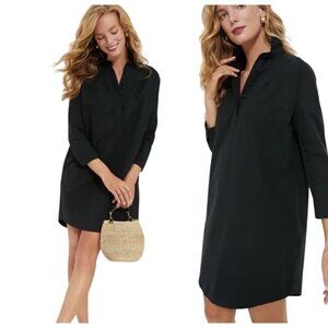 Pomander Women’s XXL  Place by Tuckernuck Black Polly Dress Boxy Shift Min NWT